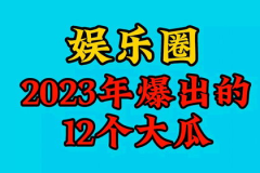 2023年娱乐吃瓜,热点事件与舆论风暴盘点