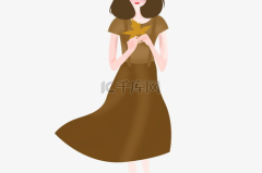卡通美女图片素材,素材库中的时尚风采